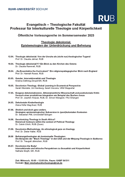 Plakat Ringvorlesung Sose2023